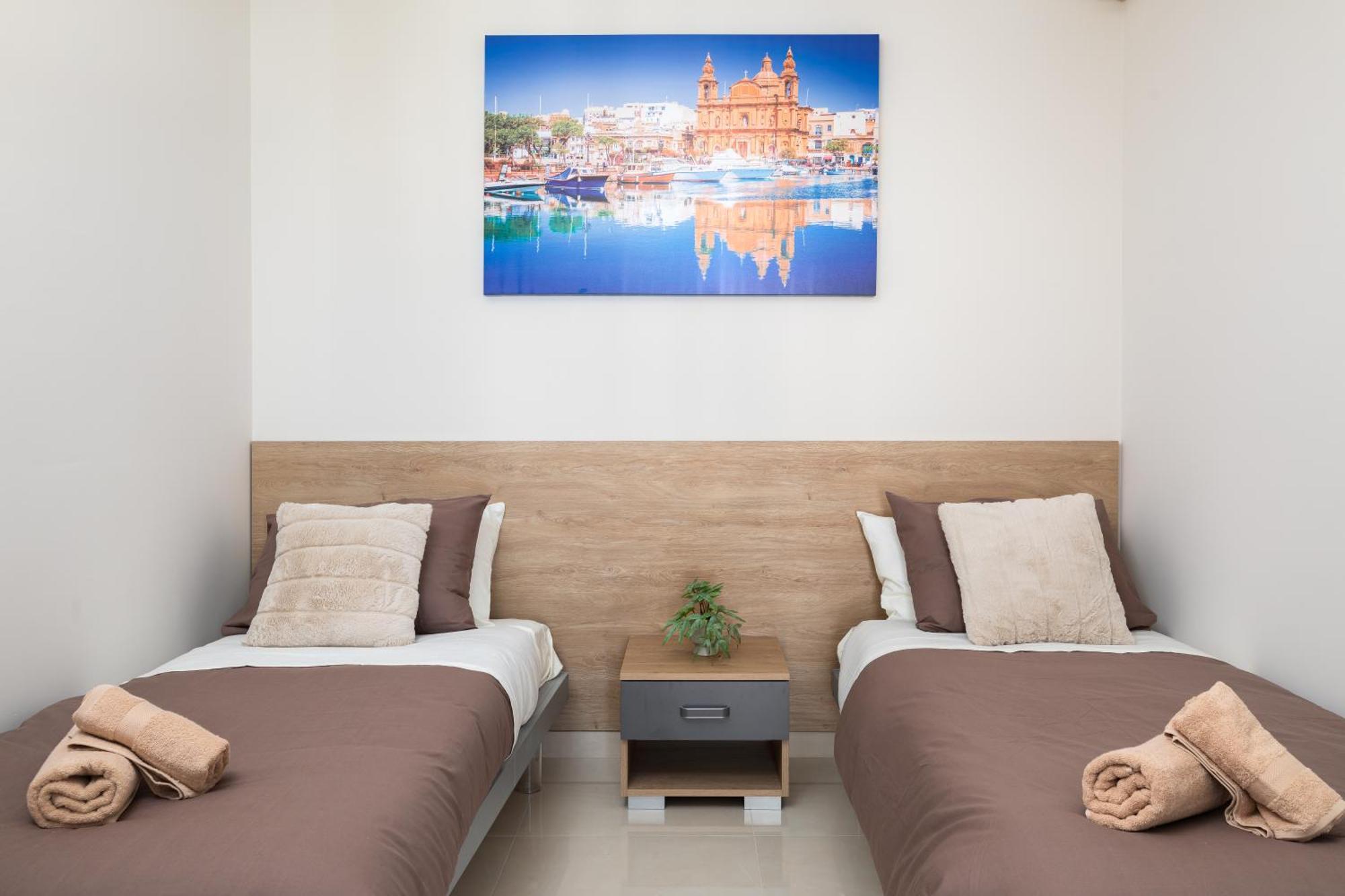 Edka Suites - Modern Sunlit 2Bd Apartments With Balconies - Close To Sliema Promenade, St Julian'S & St Georges Bay Gżira Kültér fotó