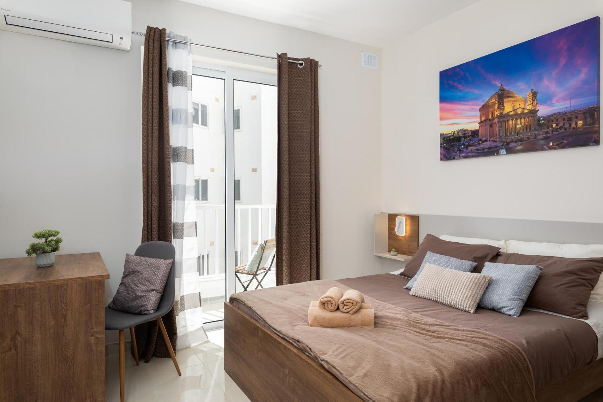 Edka Suites - Modern Sunlit 2Bd Apartments With Balconies - Close To Sliema Promenade, St Julian'S & St Georges Bay Gżira Kültér fotó