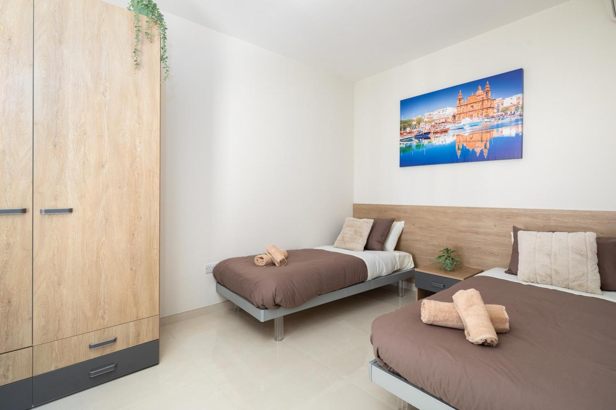 Edka Suites - Modern Sunlit 2Bd Apartments With Balconies - Close To Sliema Promenade, St Julian'S & St Georges Bay Gżira Kültér fotó