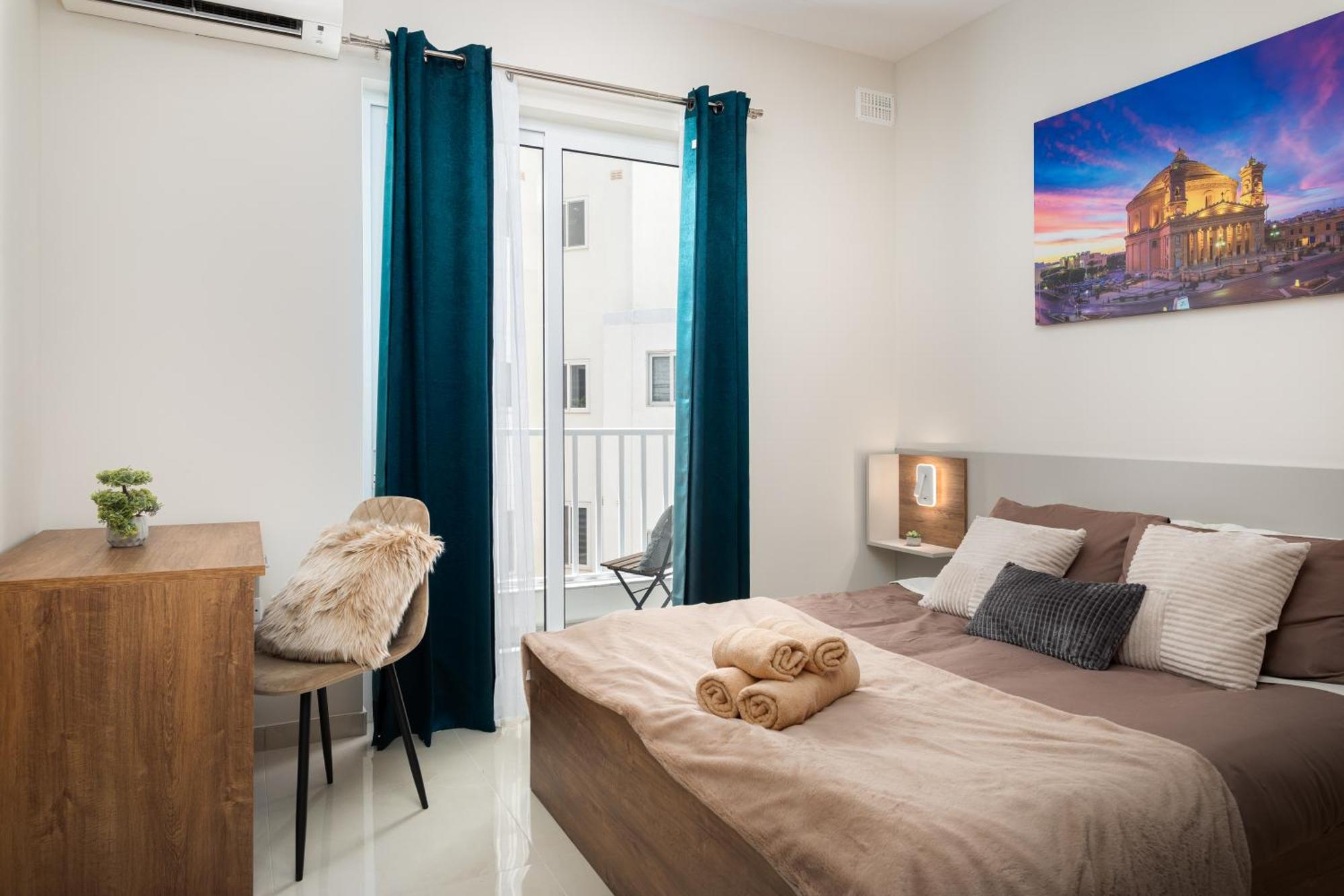 Edka Suites - Modern Sunlit 2Bd Apartments With Balconies - Close To Sliema Promenade, St Julian'S & St Georges Bay Gżira Kültér fotó