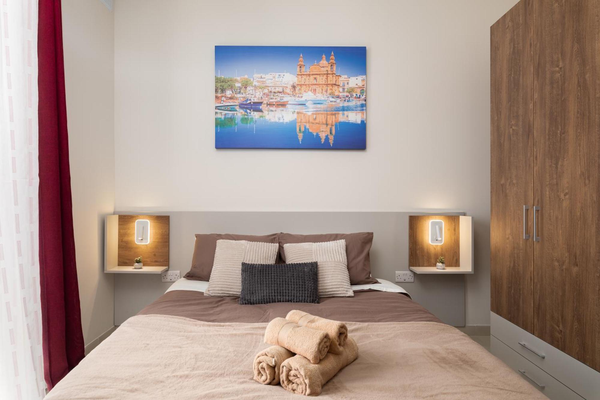 Edka Suites - Modern Sunlit 2Bd Apartments With Balconies - Close To Sliema Promenade, St Julian'S & St Georges Bay Gżira Kültér fotó