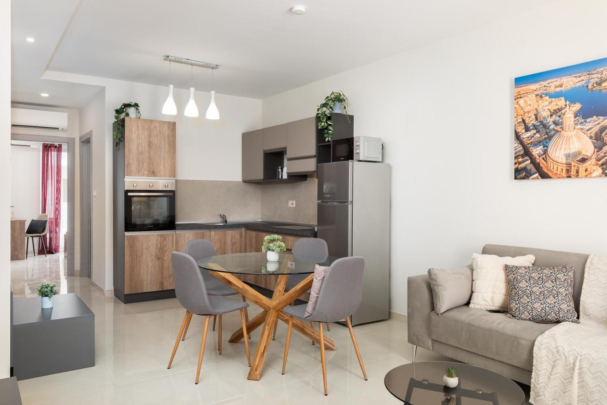 Edka Suites - Modern Sunlit 2Bd Apartments With Balconies - Close To Sliema Promenade, St Julian'S & St Georges Bay Gżira Kültér fotó